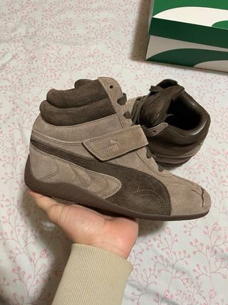Puma Speedcat Wedges Taupe Chocolate Marron