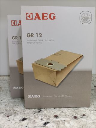 Bolsas de aspirador AEG GR 12