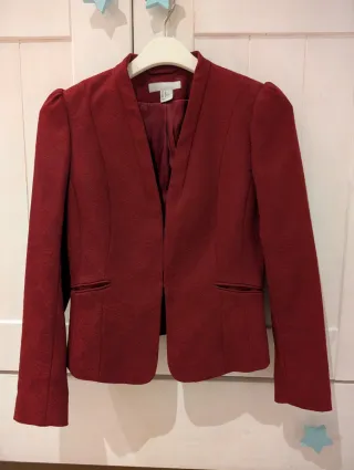 Blazer H&M Granate Talla S
