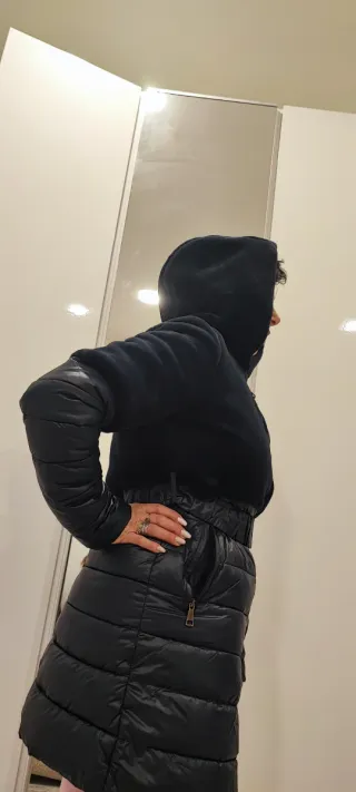 Gioboto lungo con pelliccia finta