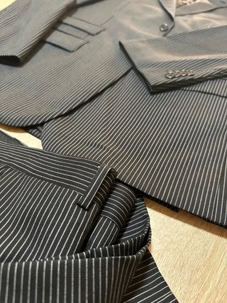 Traje de raya diplomática hombre