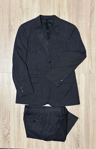 Traje de raya diplomática hombre