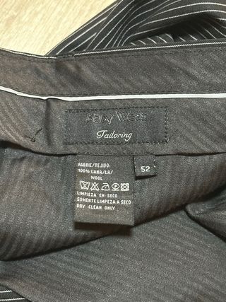 Traje de raya diplomática hombre