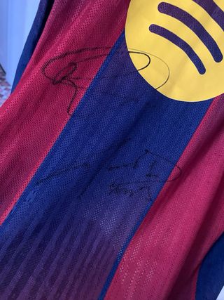 Camiseta Barcelona firmada