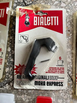 5 manici moka Bialetti nuovi