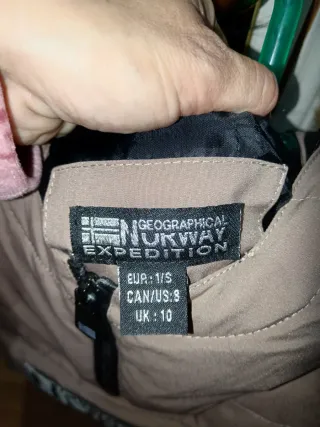 Abrigo Geographical Norway Beige Mujer