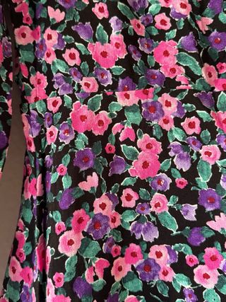 Vestido Zara flores M