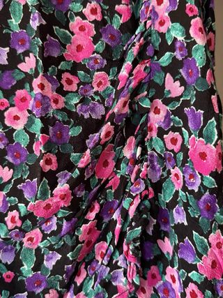 Vestido Zara flores M