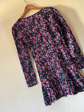 Vestido Zara flores M