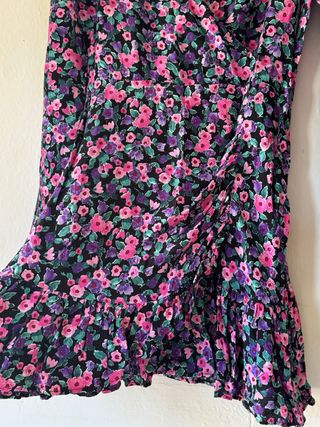 Vestido Zara flores M