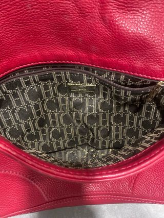 Bolso Carolina Herrera Piel Rojo