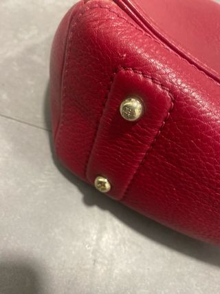 Bolso Carolina Herrera Piel Rojo