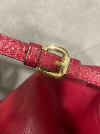 Bolso Carolina Herrera Piel Rojo