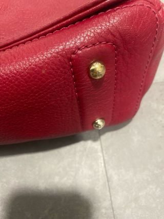 Bolso Carolina Herrera Piel Rojo