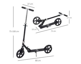 Patinete Negro EN CAJA