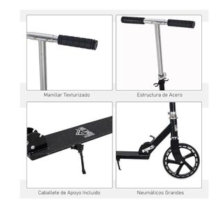 Patinete Negro EN CAJA