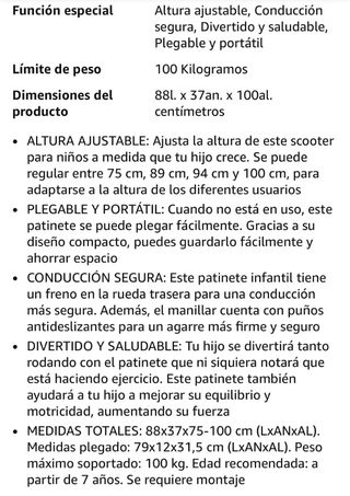 Patinete Negro EN CAJA