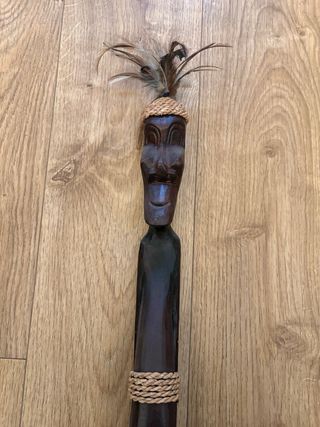 figura Talla africana madera