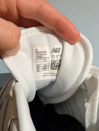 New Balance 550 Blancas