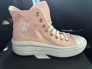 Converse plataforma rosa talla 38