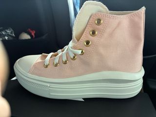 Converse plataforma rosa talla 38
