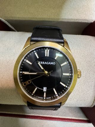 Reloj Salvatore Ferragamo Negro/Dorado