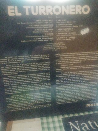 Vinilo El Turronero - Vente Conmigo Niña