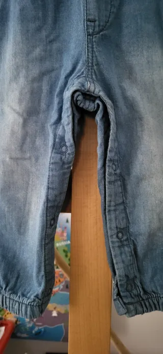 Peto vaquero niña forrado por dentro