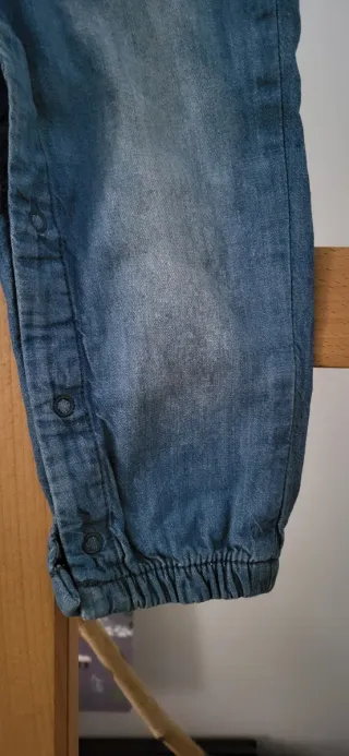 Peto vaquero niña forrado por dentro