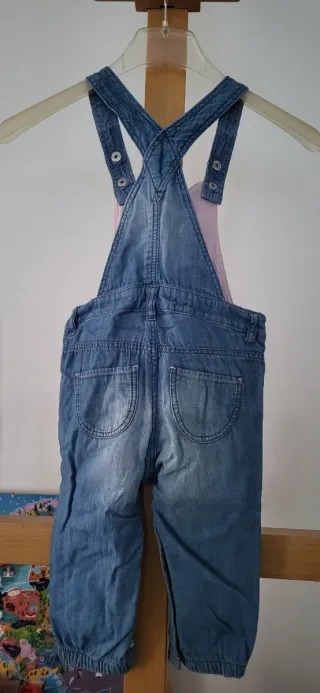 Peto vaquero niña forrado por dentro