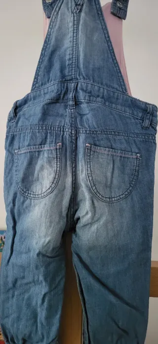 Peto vaquero niña forrado por dentro