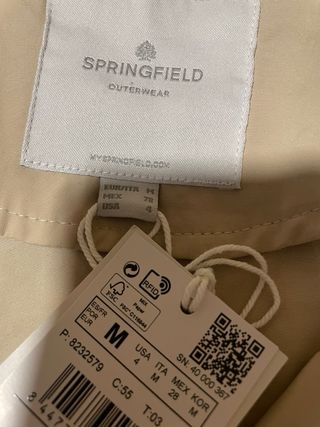 Gabardina Springfield Beige T.M