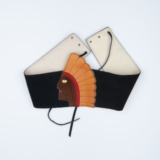 Cintura 100% Pelle Nera Made in Italy