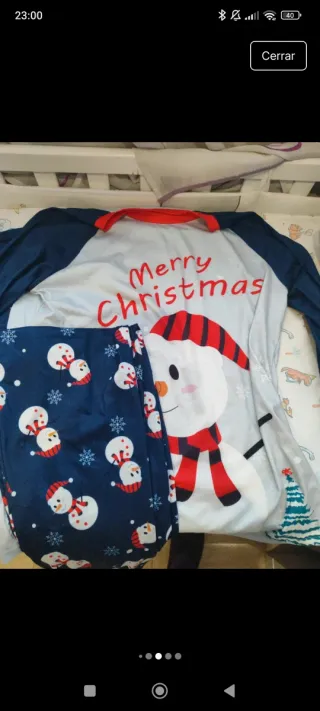 Lote pijamas Navidad familia