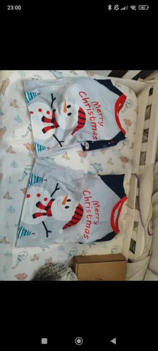 Lote pijamas Navidad familia