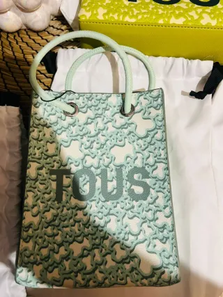 Bolso Tous verde y blanco