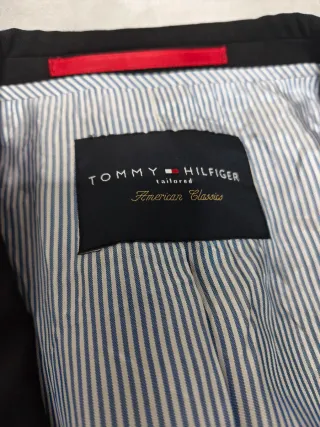 Americana Tommy Hilfiger Negra Hombre