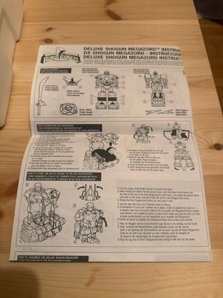 Shogun Megazord Deluxe 1995 Bandai COMPLETO