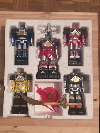 Shogun Megazord Deluxe 1995 Bandai COMPLETO
