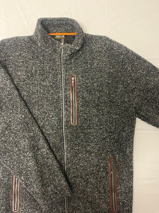 Chaqueta Orvis Lana Gris Talla XL