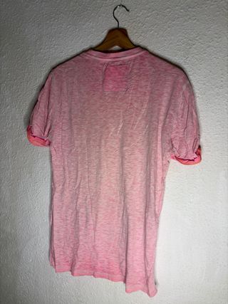 Superdry Camiseta Rosa Mujer Talla S