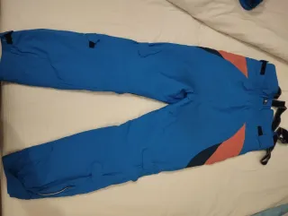 Tuta sci Colmar blu e arancio