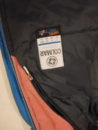 Tuta sci Colmar blu e arancio