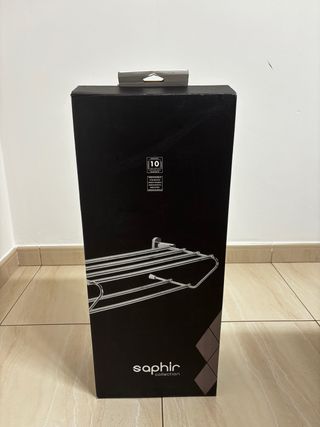 Toallero pared acero inoxidable Saphir