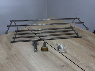 Toallero pared acero inoxidable Saphir