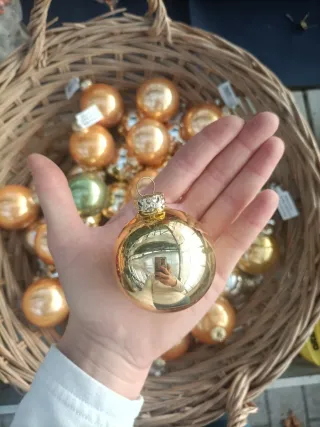 Set 43 Sfere Natalizie Vetro 6cm