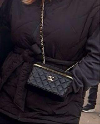 Borsa Chanel Vanity Matelassé Nera