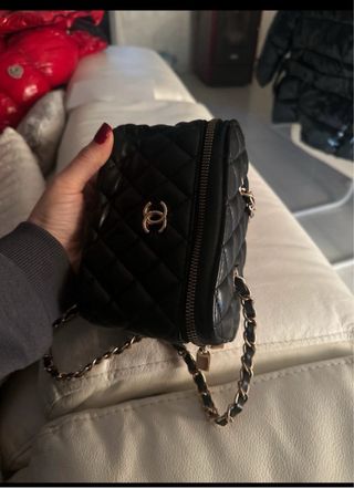 Borsa Chanel Vanity Matelassé Nera