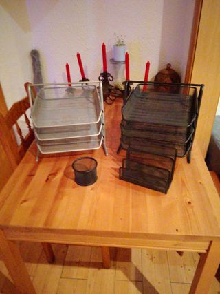 Organizador de escritorio metal