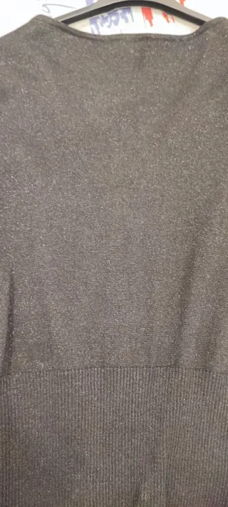 Cardigan donna nera luccicante